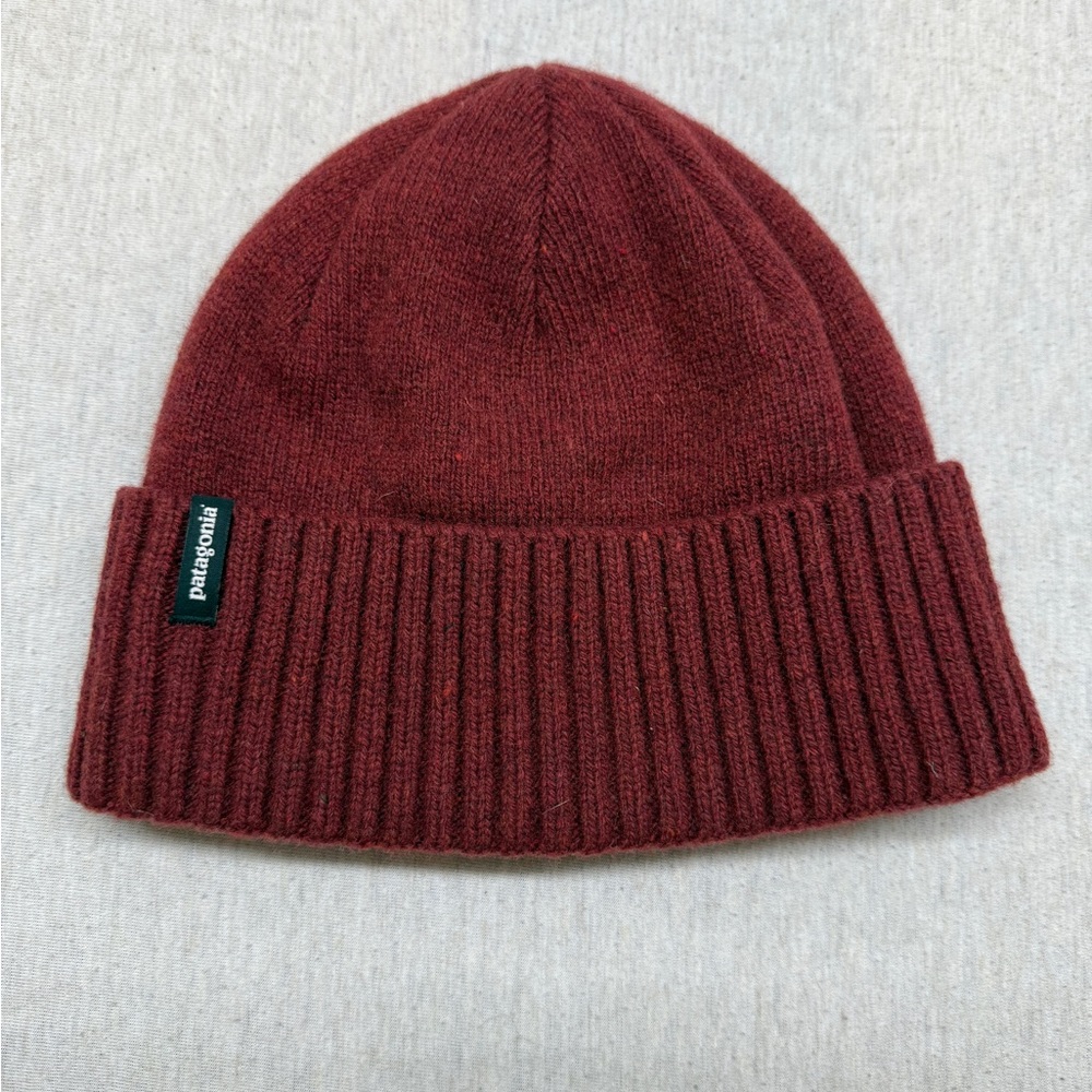Burgundy Wool Beanie